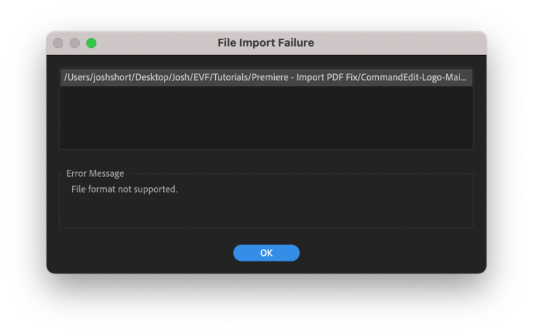 How to Import a PDF in Premiere Pro Edit Video Faster