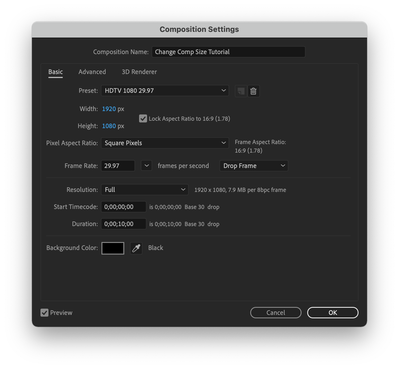 How To Change Composition Size In After Effects Edit Video Faster