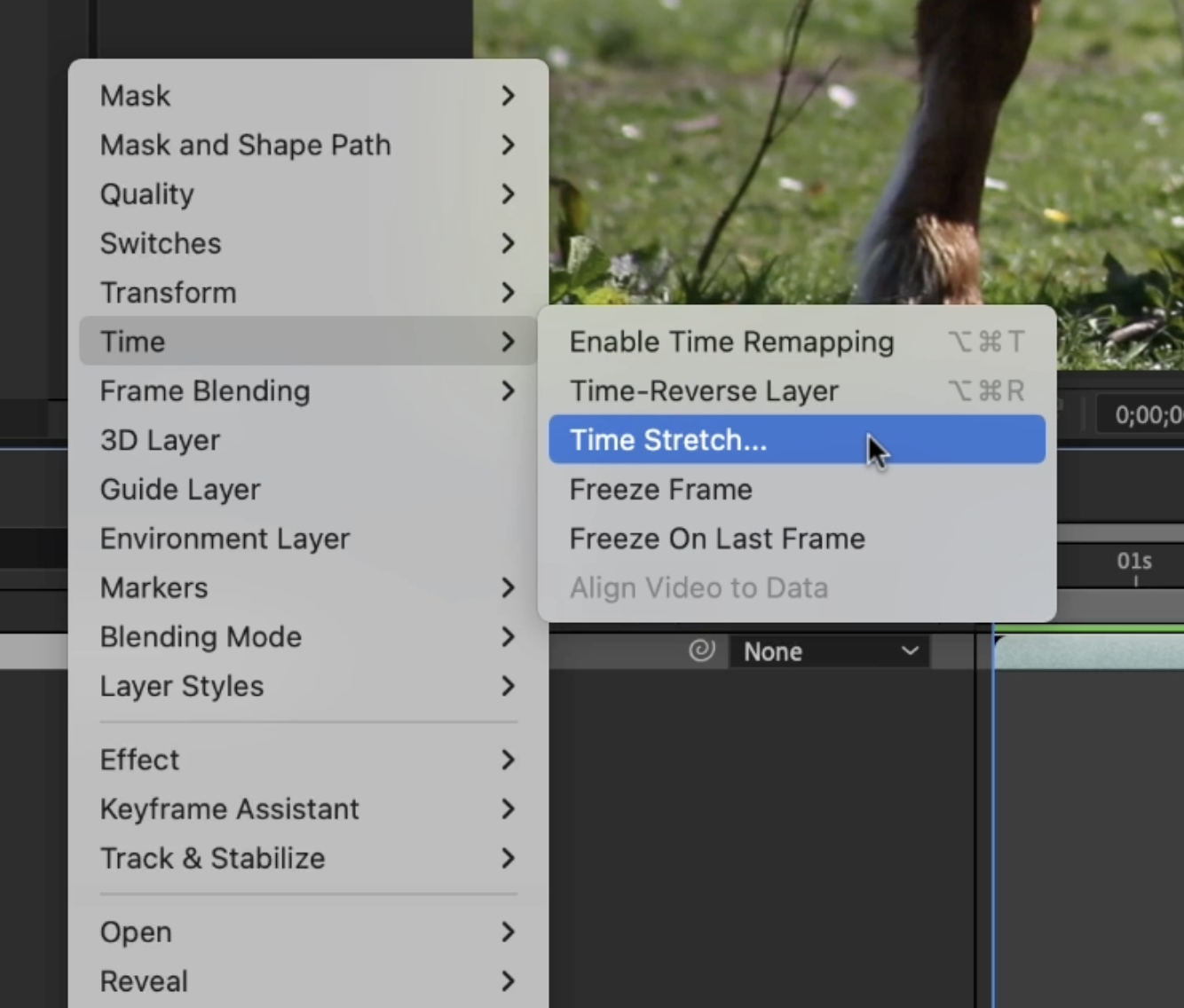 Easily Change Duration Length Of A Clip In After Effects